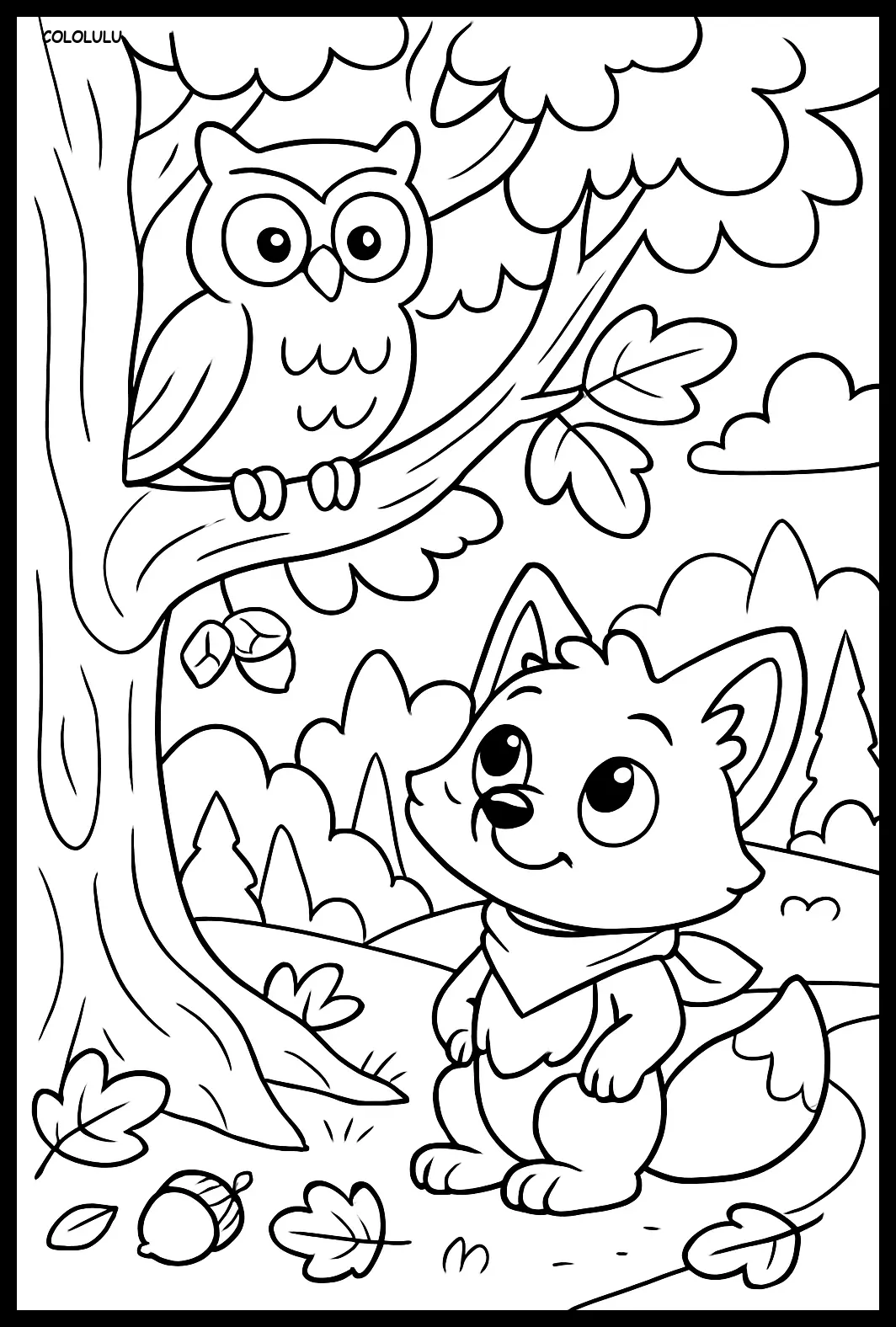 Character meeting aliens